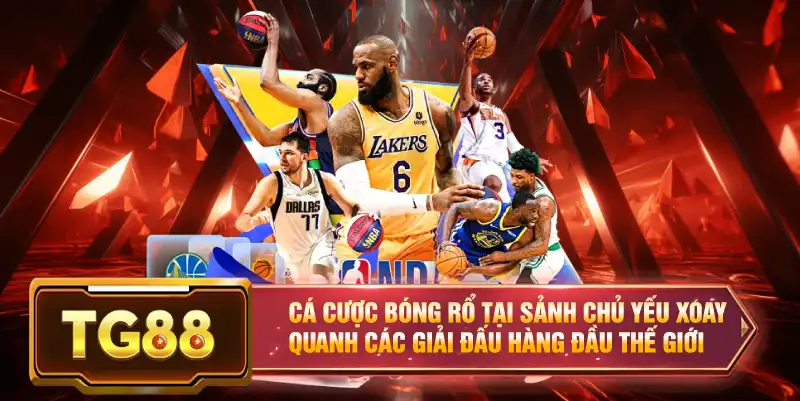 Cá cược bóng rổ tại sảnh chủ yếu xoay quanh các giải đấu hàng đầu thế giới